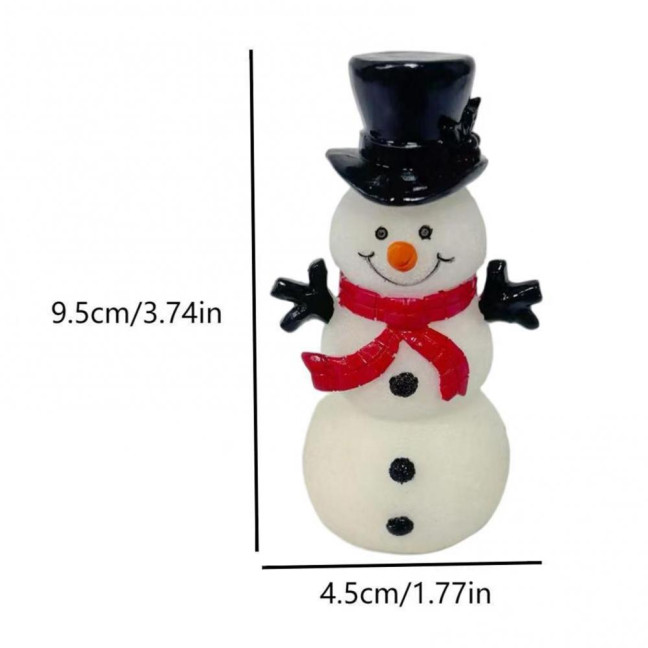 LED Snowman Night Light USB Powered Color Changing Soft Glowing Light Transparent Plastic Christmas Decoration LED Snowman Night Light USB Powered Color Changing Soft Glowing Light Transparent Plastic Christmas Decoration