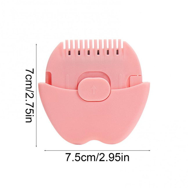 1/3Pcs Toddlers Hair Split End Trimmer Fruit Shape Boys Girls Mini Dual-sided Comb Rounded Edges Portable Gentle Hair Cutting Styling Tools 