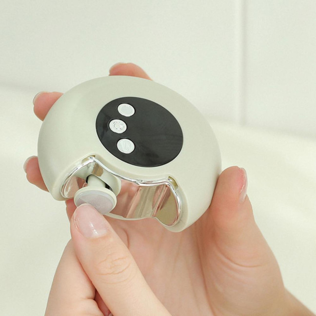 Electric Nail Trimmer Automatic Kids Adults Seniors Nail Clipper with LED Light Baby Manicure Grinding File Fingernail Cutter Polisher 