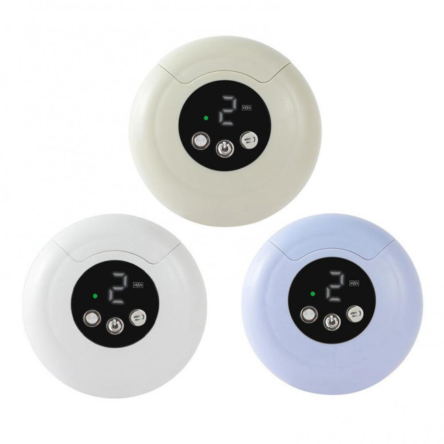 Electric Nail Trimmer Automatic Kids Adults Seniors Nail Clipper with LED Light Baby Manicure Grinding File Fingernail Cutter Polisher 