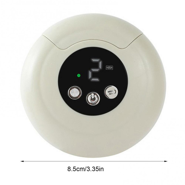 Electric Nail Trimmer Automatic Kids Adults Seniors Nail Clipper with LED Light Baby Manicure Grinding File Fingernail Cutter Polisher 