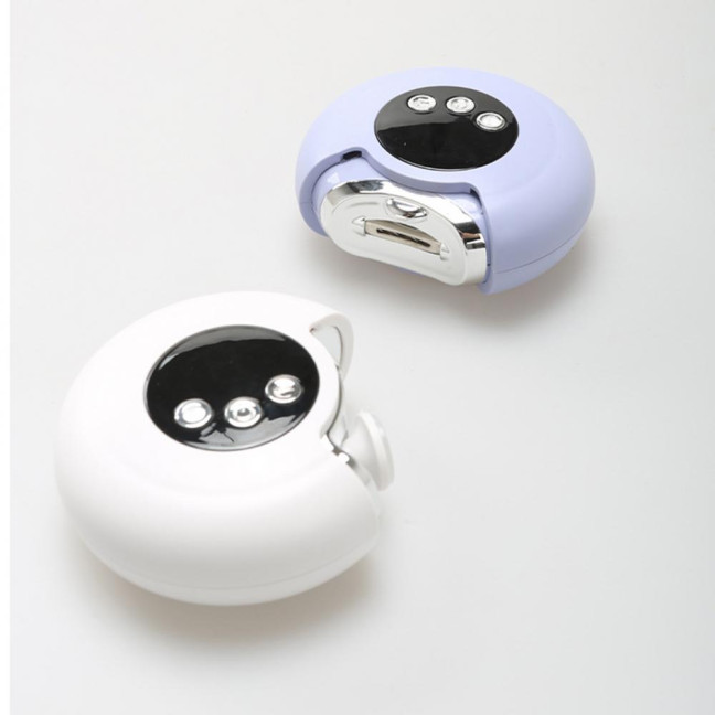 Electric Nail Trimmer Automatic Kids Adults Seniors Nail Clipper with LED Light Baby Manicure Grinding File Fingernail Cutter Polisher 