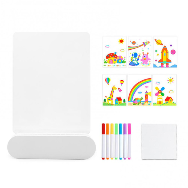 Kids LED Note Board Glow-in-the-Dark Doodle Board with Colorful Lights Reusable Writing Tablet Night Light for Home Decor Kids LED Note Board Glow-in-the-Dark Doodle Board with Colorful Lights Reusable Writing Tablet Night Light for Home Decor