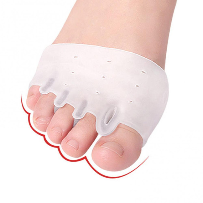 2 Pairs Toe Separator Silicone Bunion Corrector for Women Men Pain Relief Correction Device for Overlapping Toes Hammer Toe & Foot Alignment