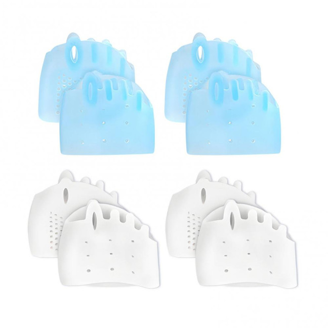 2 Pairs Toe Separator Silicone Bunion Corrector for Women Men Pain Relief Correction Device for Overlapping Toes Hammer Toe & Foot Alignment