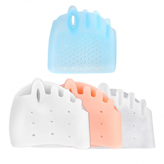 2 Pairs Toe Separator Silicone Bunion Corrector for Women Men Pain Relief Correction Device for Overlapping Toes Hammer Toe & Foot Alignment