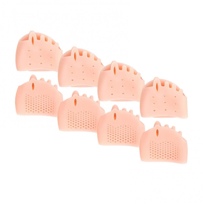 2 Pairs Toe Separator Silicone Bunion Corrector for Women Men Pain Relief Correction Device for Overlapping Toes Hammer Toe & Foot Alignment