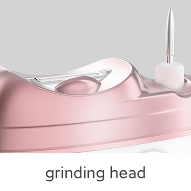 Smart Nail Clipper with LED Light USB Rechargeable Portable Electric Nail Grinder Ergonomic Design Automatic Nail Clipper 