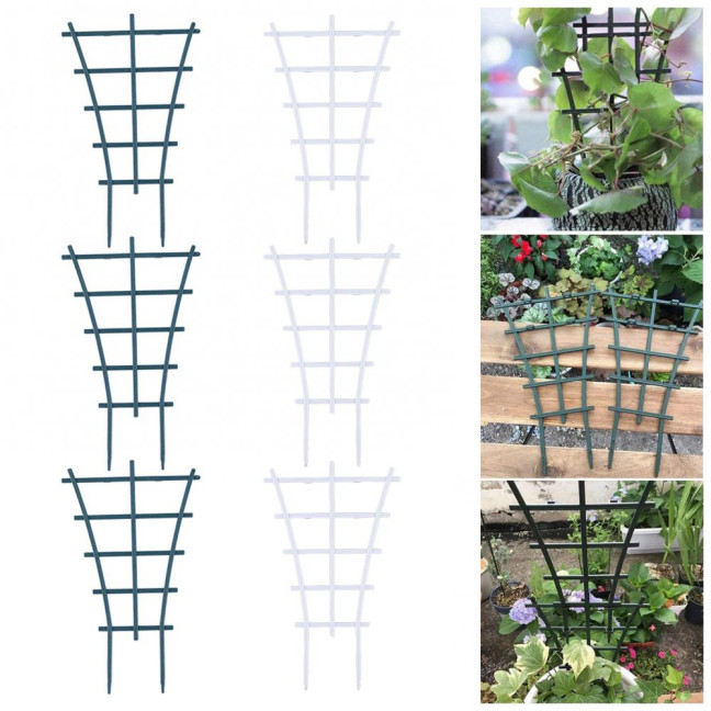 Plant Climbing Frame Stackable Support Trellis Planter Insert Houseplant Trellis for Potted Ivy Roses Cucumbers Home Indoor Outdoor Gardening