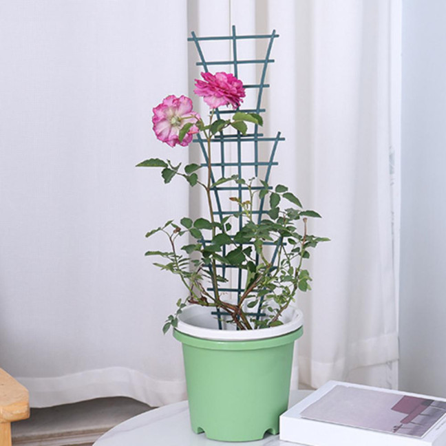 Plant Climbing Frame Stackable Support Trellis Planter Insert Houseplant Trellis for Potted Ivy Roses Cucumbers Home Indoor Outdoor Gardening
