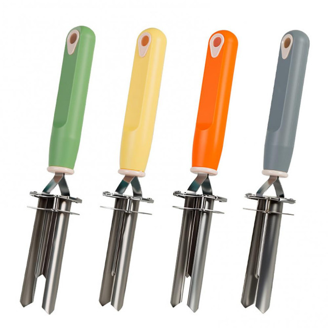 Fruit And Vegetable Core Remover Stainless Steel Kernel Extractor Quick Seeds Removal Tool for Pears Bell Peppers 