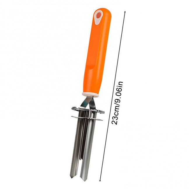 Fruit And Vegetable Core Remover Stainless Steel Kernel Extractor Quick Seeds Removal Tool for Pears Bell Peppers 