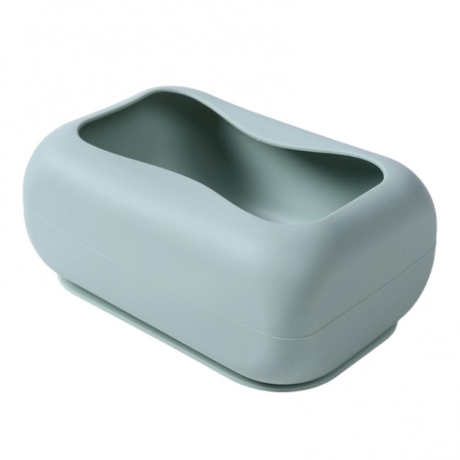 Suction Cup Tissue Box Silicone Material Easy Installation Stable Adhesion Tissue Holder Living Room Car Organizer