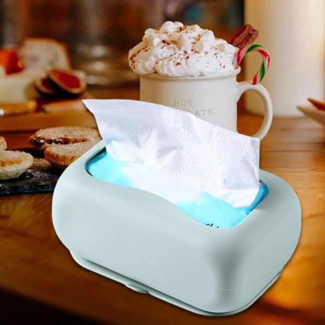 Suction Cup Tissue Box Silicone Material Easy Installation Stable Adhesion Tissue Holder Living Room Car Organizer