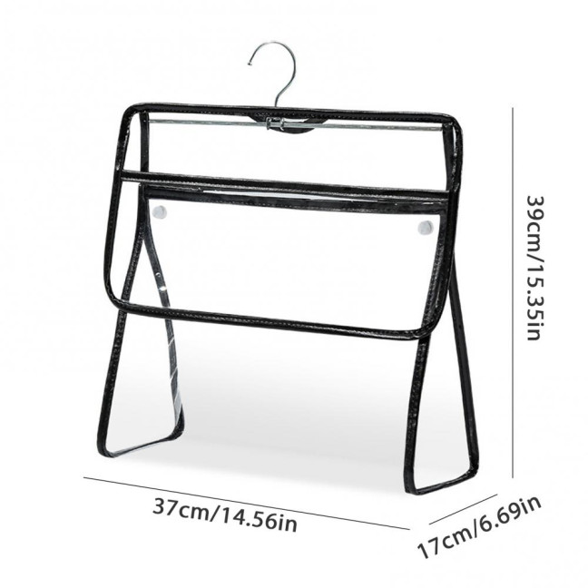 Waterproof Shower Clothes Bag Transparent Bathroom Storage Bag Hanging Storage Pouch with Hook for Mobile Phone Dry Clothes Towel Dorms RVs