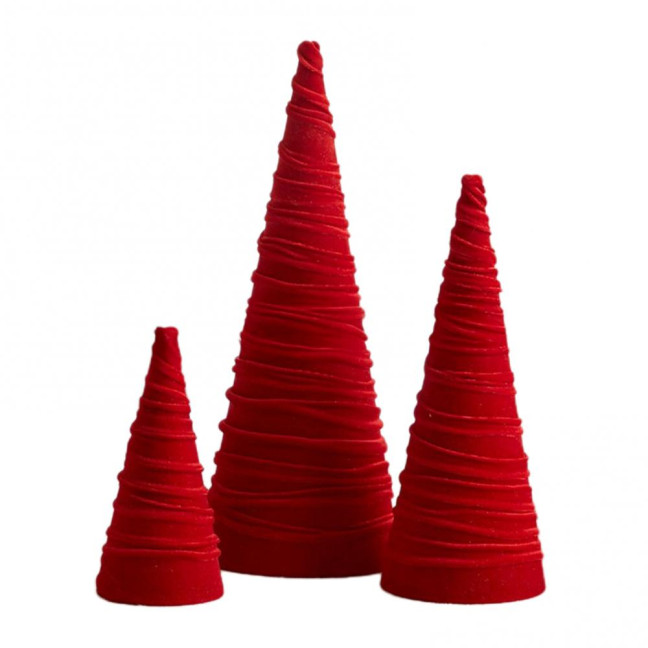 Velvet Christmas Cone Tree Decorations Christmas Flocked Tree Table Centerpiece for Winter Farmhouse Tiered Tray Mantle Decor Velvet Christmas Cone Tree Decorations Christmas Flocked Tree Table Centerpiece for Winter Farmhouse Tiered Tray Mantle Decor