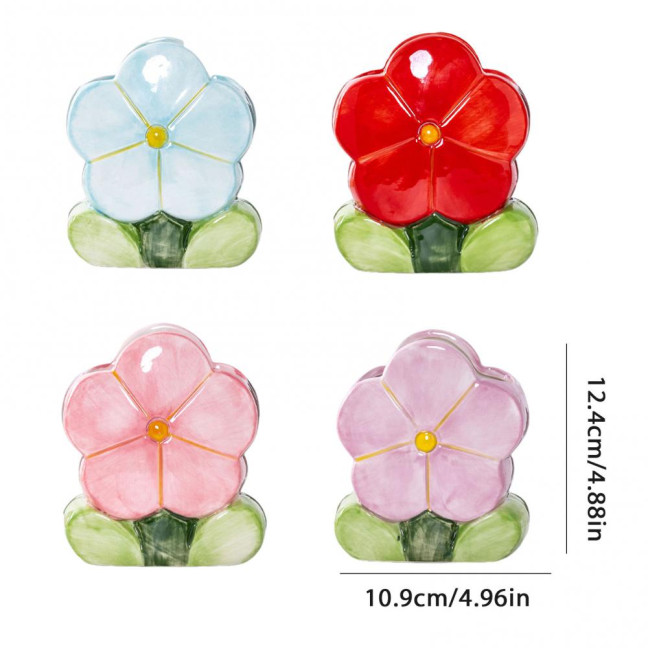 Ceramic Flower Pen Holder Cute Desk Office Storage Box Stationery Shelf Multifunctional Aesthetic Desktop Organizer for Makeup Tools Rulers Brushes Ceramic Flower Pen Holder Cute Desk Office Storage Box Stationery Shelf Multifunctional Aesthetic Desktop Organizer for Makeup Tools Rulers Brushes