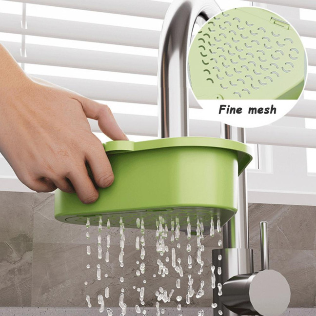 Sink Drain Basket with Fine Mesh Touchless Garbage Disposal Double-Layer Structure Sink Drain Filter Kitchen Tool Sink Drain Basket with Fine Mesh Touchless Garbage Disposal Double-Layer Structure Sink Drain Filter Kitchen Tool