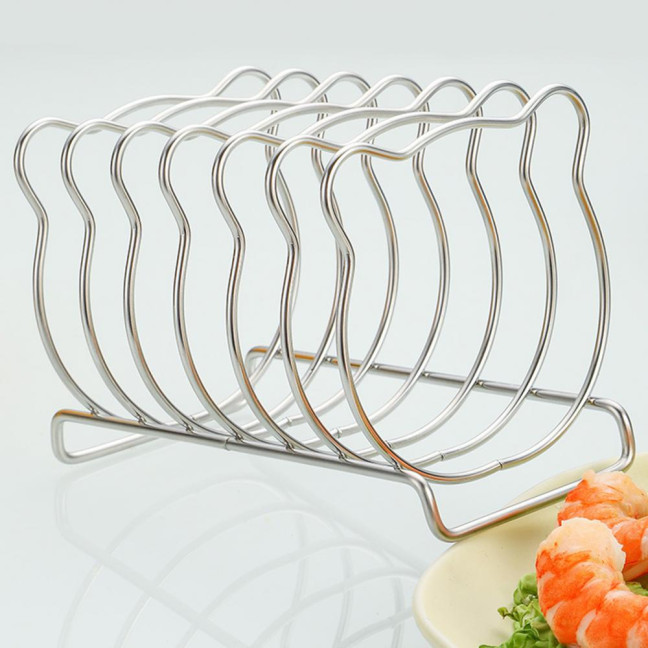 Bear-Shaped Toast Rack Stainless Steel 6-Slice Bread Holder for Air Fryer Oven Steamer Cute Even Heating Kitchen Accessories Bear-Shaped Toast Rack Stainless Steel 6-Slice Bread Holder for Air Fryer Oven Steamer Cute Even Heating Kitchen Accessories