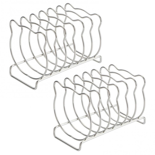 Bear-Shaped Toast Rack Stainless Steel 6-Slice Bread Holder for Air Fryer Oven Steamer Cute Even Heating Kitchen Accessories Bear-Shaped Toast Rack Stainless Steel 6-Slice Bread Holder for Air Fryer Oven Steamer Cute Even Heating Kitchen Accessories