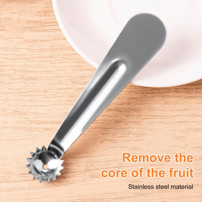  2Pcs Stainless Steel Tomato Corer Strawberry Baller Pitter Huller Multi-Function Vegetable Pineapple Eye Fruit Stem Remover Home Kitchen Tools 