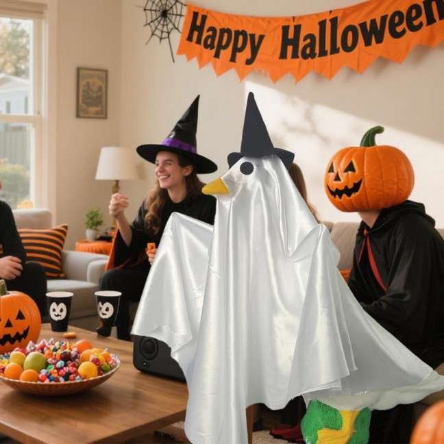 Halloween Porch Goose Outfit for 23