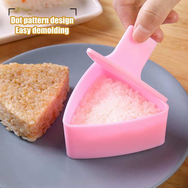 Large Triangle Sushi Mold DIY Onigiri Rice Ball Press Easy Release Food Press Maker Kitchen Bento Accessories