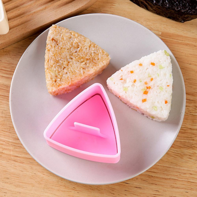 Large Triangle Sushi Mold DIY Onigiri Rice Ball Press Easy Release Food Press Maker Kitchen Bento Accessories