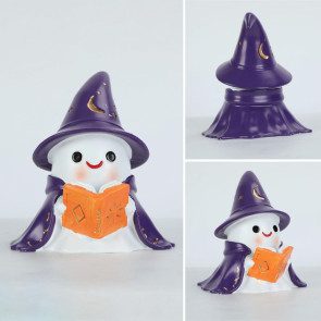 1/2Pcs Enchanting Wizard Ghost Night Light Halloween Reading Book Ghost LED Lamp Home Bedroom Kids Room Decoration Book Lovers Gift 