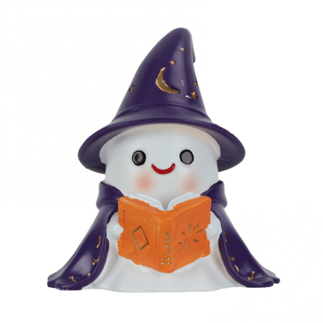 1/2Pcs Enchanting Wizard Ghost Night Light Halloween Reading Book Ghost LED Lamp Home Bedroom Kids Room Decoration Book Lovers Gift 