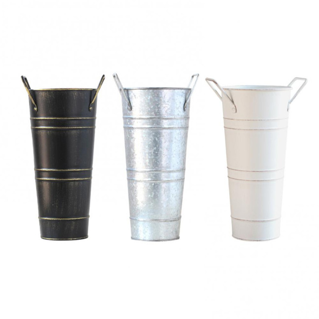 Decorative Umbrella Stand Retro Style Iron Art Flower Bucket Multipurpose Indoor Umbrellas Canes Organizer Entryway Organizer