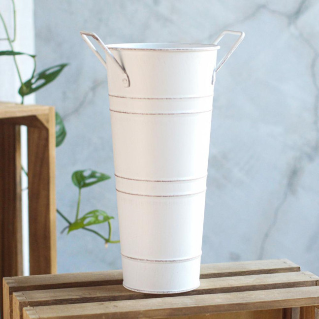 Decorative Umbrella Stand Retro Style Iron Art Flower Bucket Multipurpose Indoor Umbrellas Canes Organizer Entryway Organizer