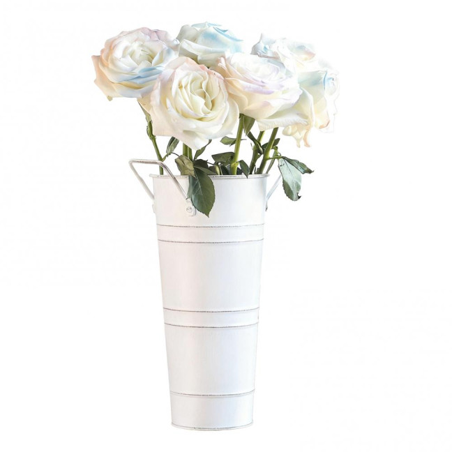 Decorative Umbrella Stand Retro Style Iron Art Flower Bucket Multipurpose Indoor Umbrellas Canes Organizer Entryway Organizer