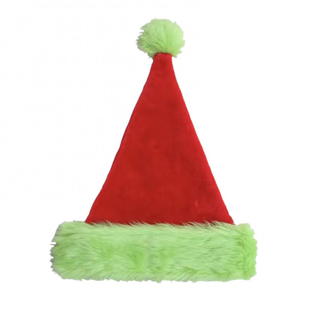 Fluorescent Green Santa Hat Glow-in-The-Dark Christmas Party Hat for Adults Kids Festive Holiday Photo Prop Fluorescent Green Santa Hat Glow-in-The-Dark Christmas Party Hat for Adults Kids Festive Holiday Photo Prop