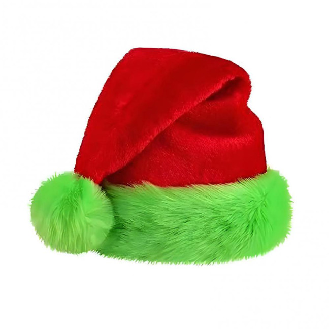 Fluorescent Green Santa Hat Glow-in-The-Dark Christmas Party Hat for Adults Kids Festive Holiday Photo Prop Fluorescent Green Santa Hat Glow-in-The-Dark Christmas Party Hat for Adults Kids Festive Holiday Photo Prop