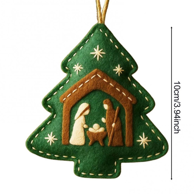 Handmade Felt Christmas Tree Ornament Us 250th Anniversary Felt Ornament Embroidery Xmas Tree Decoration Handmade Felt Christmas Tree Ornament Us 250th Anniversary Felt Ornament Embroidery Xmas Tree Decoration