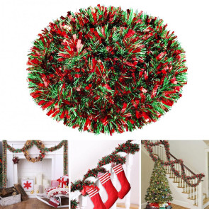 2/4/6/8/10Pcs Christmas Color Strips Christmas Ribbons Garland Indoor Outdoor Festive Decor Versatile Festive Accessory