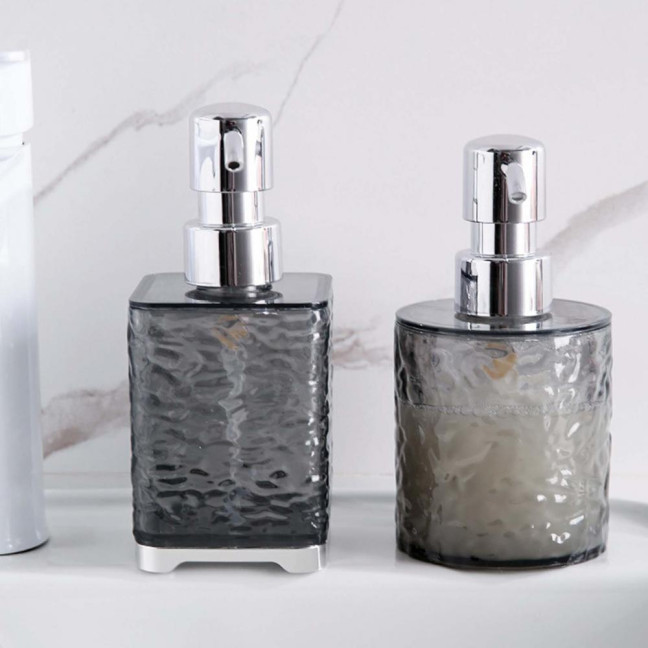 300/400ML Ripple Liquid Soap Dispenser Shampoo Body Hand Wash Shower Gel Facial Cleanser Container Bathroom Refillable Empty Press Pump Bottle 300/400ML Ripple Liquid Soap Dispenser Shampoo Body Hand Wash Shower Gel Facial Cleanser Container Bathroom Refillable Empty Press Pump Bottle