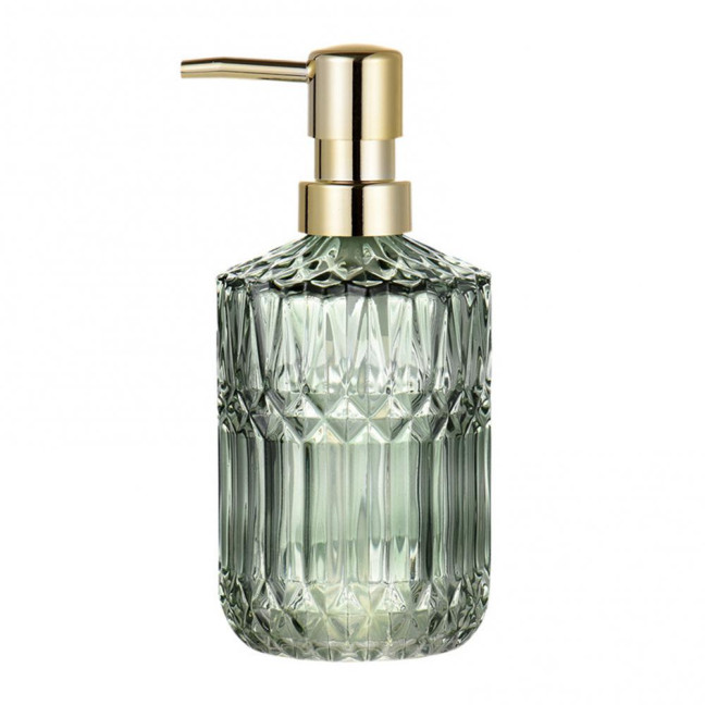 Glass Lotion Bottle Anti-Slip Bottom Transparent Design Large Capacity Liquid Dispenser Home Accessory