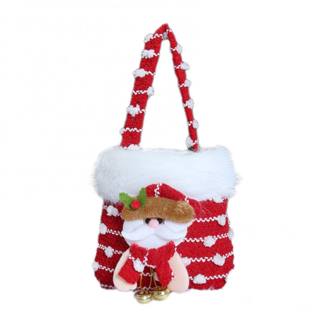 Plush Christmas Small Gift Bag 3D Snowman Santa Doll Fruit Candy Bag Christmas Eve New Year Tote Bag for Xmas Party Supplies Plush Christmas Small Gift Bag 3D Snowman Santa Doll Fruit Candy Bag Christmas Eve New Year Tote Bag for Xmas Party Supplies