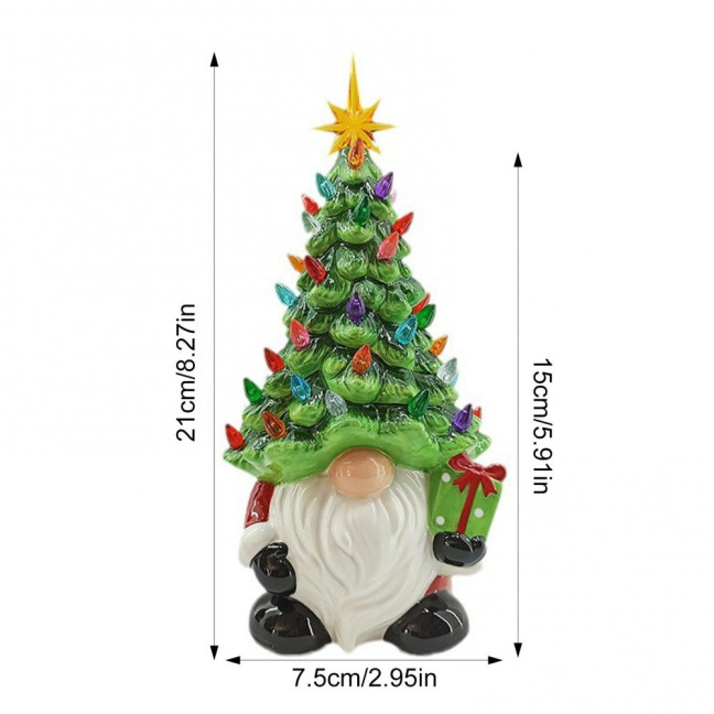 Lighted Up Gnomes Christmas Tree Figurine Small Prelit Faceless Old Man Christmas Tree with Multicolored Light for Home Room Fireplace Tabletop Decor Lighted Up Gnomes Christmas Tree Figurine Small Prelit Faceless Old Man Christmas Tree with Multicolored Light for Home Room Fireplace Tabletop Decor