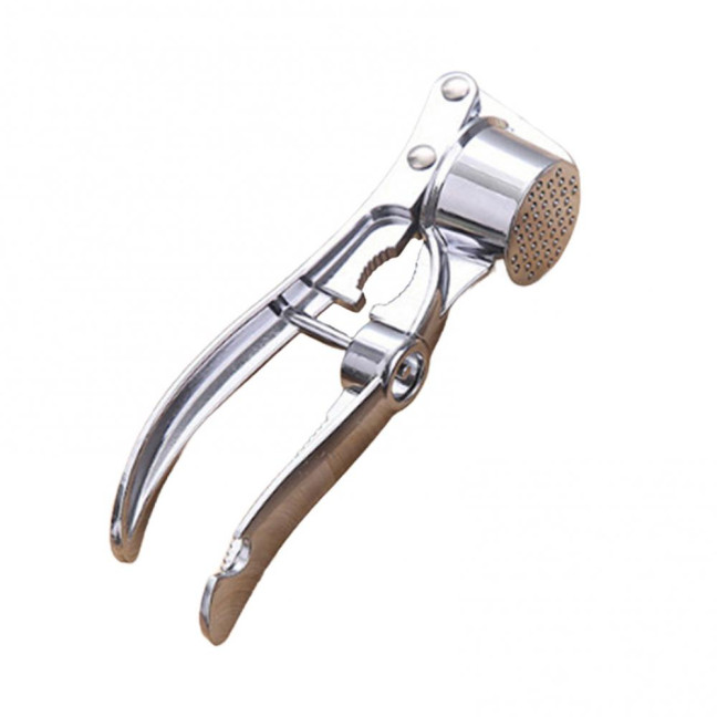 Garlic Press Stainless Steel Garlic Mincer Manual Garlic Crusher Effortless Chopping Tool for Garlic Ginger Nuts 