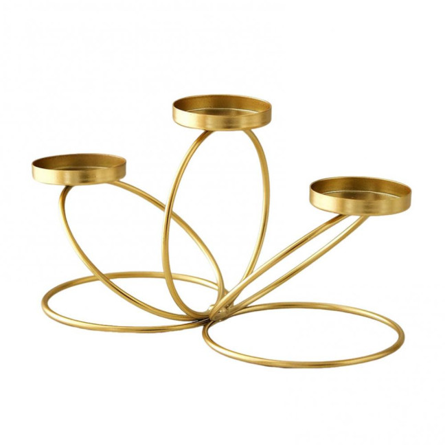 Cast Iron Candle Holder Decoration Home Office Living Room 3-Arm Candlestick Metal Tealight Candle Stand Dining Table Centerpiece Ornament Cast Iron Candle Holder Decoration Home Office Living Room 3-Arm Candlestick Metal Tealight Candle Stand Dining Table Centerpiece Ornament