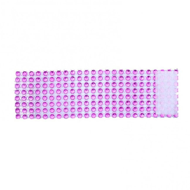 100Pcs Napkin Button Rings Sparkling Rhinestones Inlaid 8-Row Design Napkin Fasteners Festive Tableware Accents