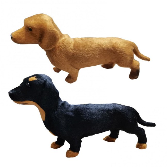 2Pcs Emotional Support Dachshund Plush Toy Soft Stuffed Animal Couch Companion for Stress Relief Anxiety Comfort & Relaxation