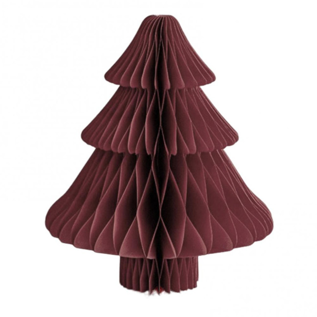 Honeycomb Paper Christmas Tree 3D Foldable Accordion Xmas Tree Winter Tabletop Centerpiece for Holiday Dinner Table Indoor Home Decor