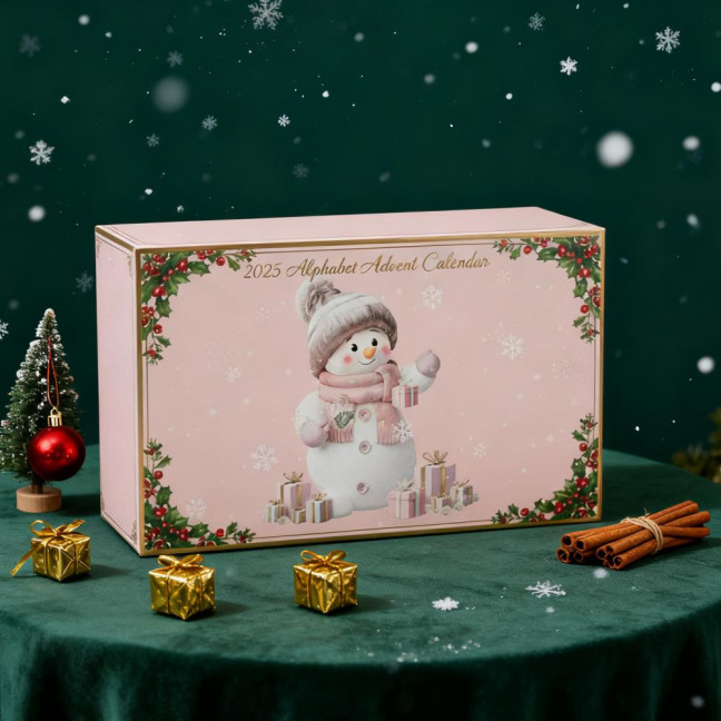 Alphabet Snowman Advent Calendar 2025 26 Days Pink Acrylic Christmas Countdown Ornaments with Letters A to Z Cute Hanging Decor for Tree & Festive Home Gift Alphabet Snowman Advent Calendar 2025 26 Days Pink Acrylic Christmas Countdown Ornaments with Letters A to Z Cute Hanging Decor for Tree & Festive Home Gift