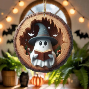 Animal Christmas Ornament 2D Flat Forest Animal Xmas Tree Ornament Acrylic Hanging Woodland Pendant for Garden Tree Home Decor