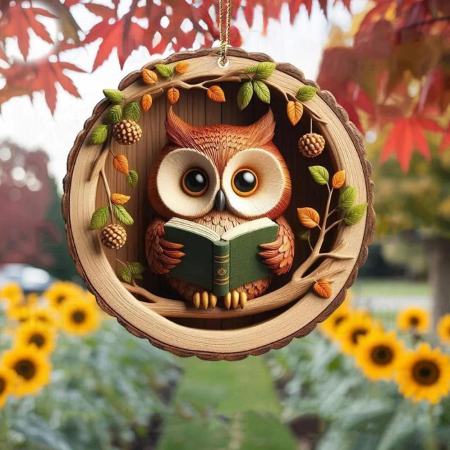 Animal Christmas Ornament 2D Flat Forest Animal Xmas Tree Ornament Acrylic Hanging Woodland Pendant for Garden Tree Home Decor Animal Christmas Ornament 2D Flat Forest Animal Xmas Tree Ornament Acrylic Hanging Woodland Pendant for Garden Tree Home Decor