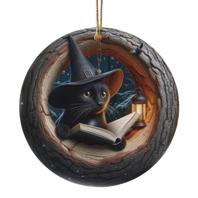 Animal Christmas Ornament 2D Flat Forest Animal Xmas Tree Ornament Acrylic Hanging Woodland Pendant for Garden Tree Home Decor Animal Christmas Ornament 2D Flat Forest Animal Xmas Tree Ornament Acrylic Hanging Woodland Pendant for Garden Tree Home Decor